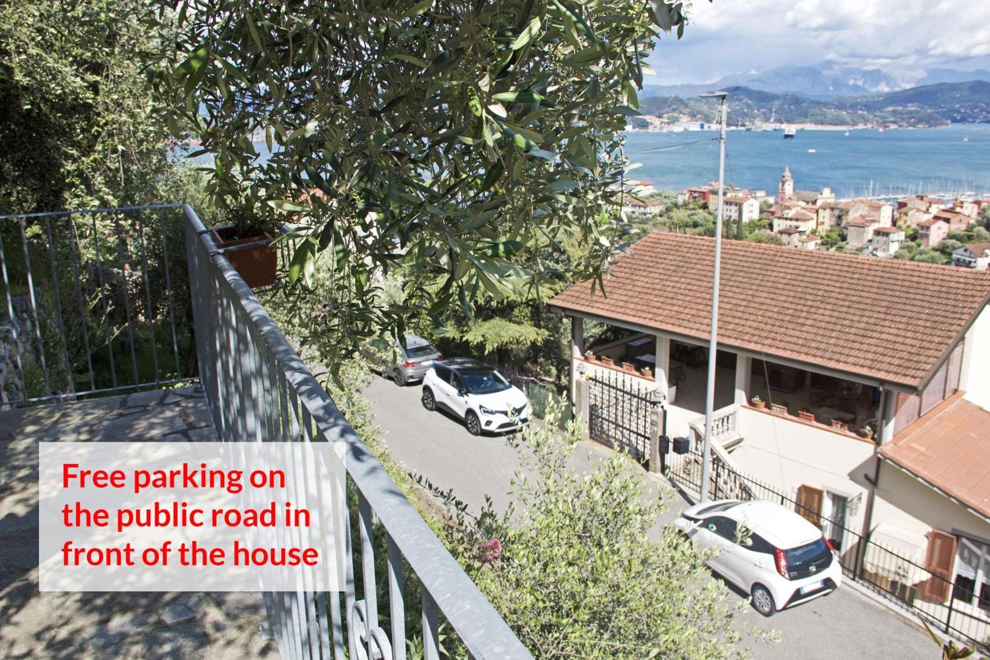 La Terrazza Con L'Ulivo - Guesthouse Con Terrazza E Vista Sul Golfo Dei Poeti La Spezia Exteriör bild