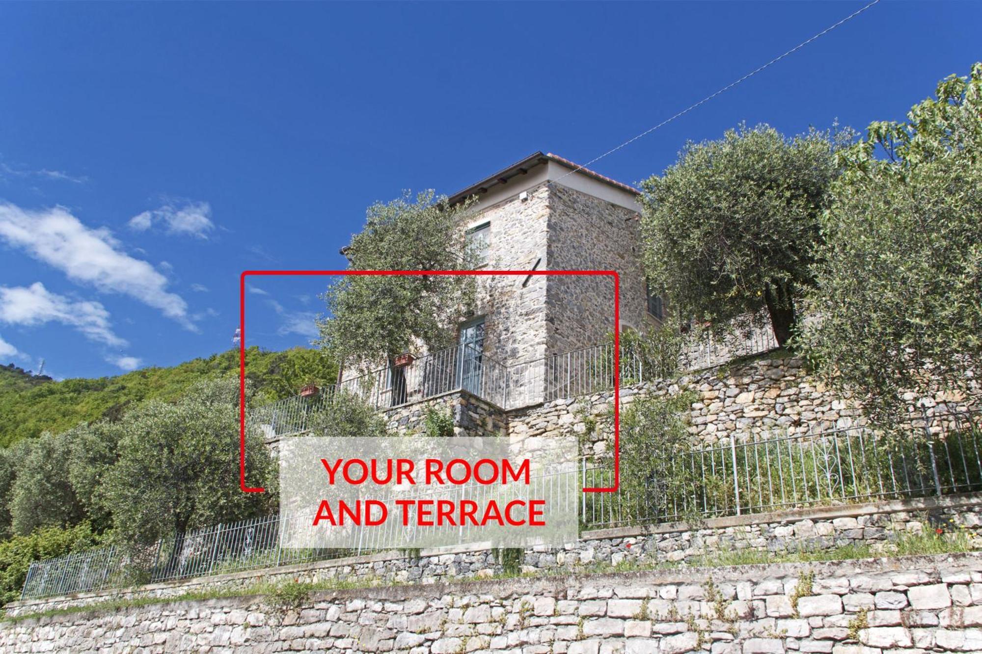 La Terrazza Con L'Ulivo - Guesthouse Con Terrazza E Vista Sul Golfo Dei Poeti La Spezia Exteriör bild